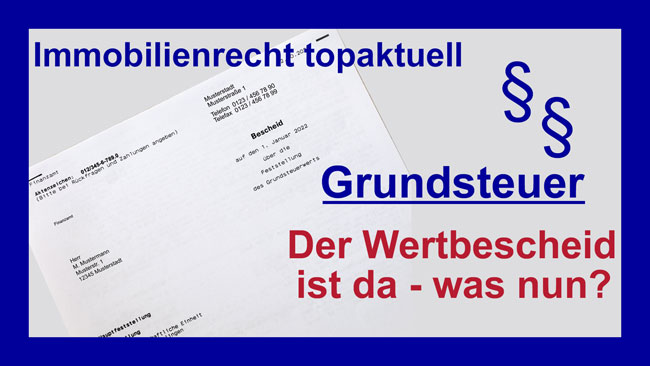Grundsteuerwertbescheid - Copyright Sylvia Horst