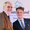 Dr. Hans Reinold Horst mit Solingens OB Daniel Flemm - Copyright Sylvia Horst